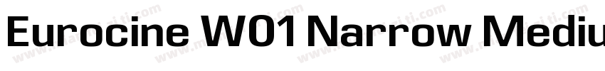 Eurocine W01 Narrow Medium字体转换